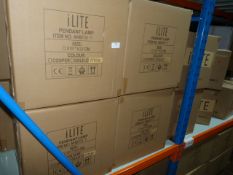 *8 ILite Pendant Lamps NHB036S (black, and white) Size: 35x33cm