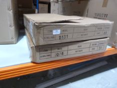 *2 Boxes Containing ~60 3D White Wall Panels D131 and D076