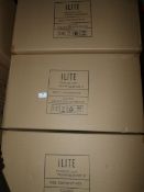 *3 ILite NHB10001P Pendant Lamps (2x silver, 1x gold) Size: 350x670