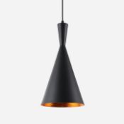 *12 ILite NHB035-B Pendant Lamps (black) Size: 24x30cm