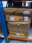 *6 Boxes of Plastic Wall Panels (white) D003