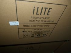 *9 ILite Pendant Lamps NHB10001P (black, and gold) 30x65x67cm