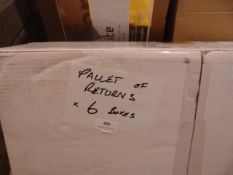 *Pallet of 6 Boxes of Returned Assorted ILite Lights