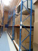 *Six Bays of Boltless Pallet Racking; 8x Stanchions, 60x Cross Beams, 1.9m wide 1.5m deep