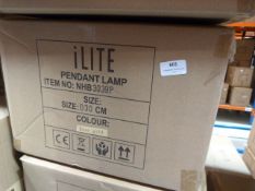 *9 ILite Pendant Lamps NHB3039P 30cm (rose gold)