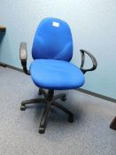 * Blue Office Chair