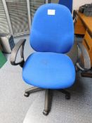 * Blue Office Chair