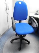 * Blue Office Chair