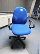 * Blue Office Chair