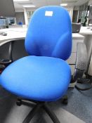 * Blue Office Chair