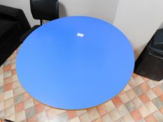 * Blue Table
