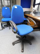 * Blue Office Chair