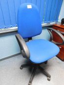 * Blue Office Chair