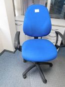 * Blue Office Chair