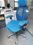 * Blue Office Chair