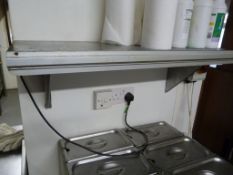 *Stainless Steel Shelf with Note Nipper 900x300mm