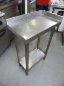 *Stainless Steel Infill Unit with Upstands to Left