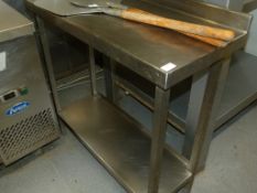 *Stainless Steel Infill Unit with Undershelf and U