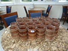 *24 Wooden Breadstick Holders