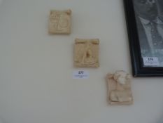 *Three Pieces of Italian Ceramic Wall Art