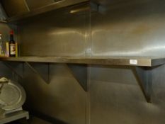 *Stainless Steel Shelf 1800x300mm