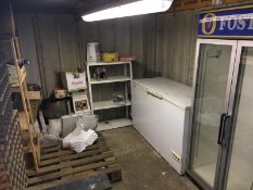 *Contents of Store, Wine Racks, Chest Freezer, Drinks Cooler, Mixer A/F