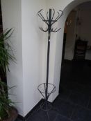 *6ft Hat, Coat & Umbrella Stand in Grey