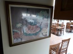 *Framed Print of Ham & Salamis