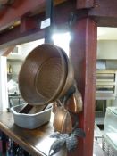 *2 Copper Pans and a Cow Bell