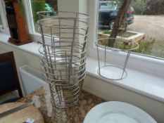 *10 Stainless Steel Graduated Plate Stands