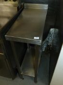 *Stainless Steel Infill Unit with Undershelf 300x6