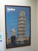 *Framed Print of The Leaning Tower of Pisa