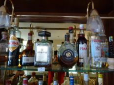 *12 Full and Part Bottles of Assorted Spirits