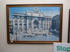 *Framed Print of Trevi Fountain in Rome