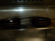 *7 Large Aluminium Sauté Pans