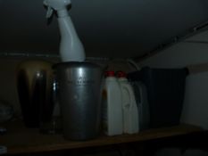 *Vases, Plastic Bins, Cleaning Products, Moet Ice