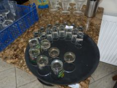 *20 Shot Glass and Bar Tray