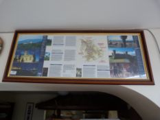 *Information Print of an Italian Town Siena