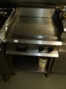 *Stainless Steel Gas Griddle 600x770mm