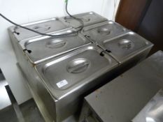 *Six Pot Wet Well Bain Marie