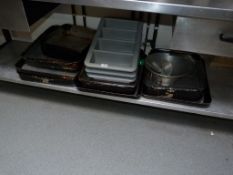 *Assorted Aluminium Oven Trays and 3 Cutlery Trays