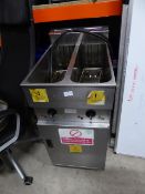 *Valantine electric double fryer