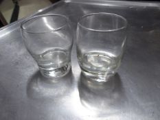 * glass tumblers x approx 24