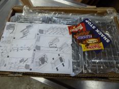 * 2 x wire point of sale stands - brand new boxed. Ideal for display and storage of confectionary