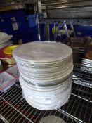 * white mains plates approx x 30