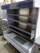* Large grab and go chiller with 4 adjustable shelves. 1500w x 800d x 1850h