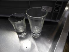 * assorted shot glaasses x 40
