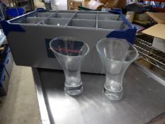 * Large jazz dessert glasses x 24