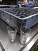 * fluted shot glass x 48