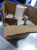 * 12 x small white milk jungs